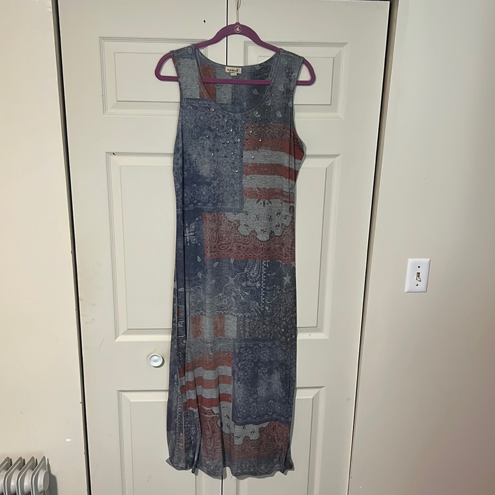One Word Americana Maxi Dress